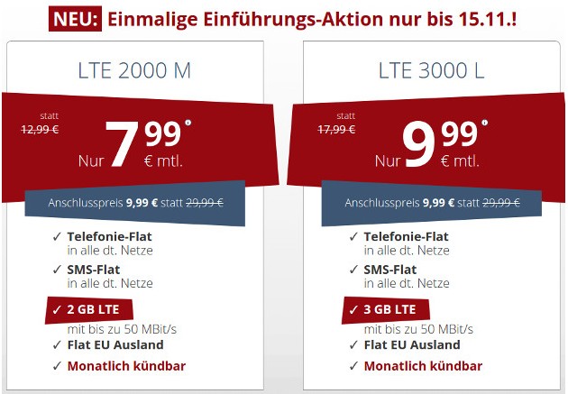 PremiumSIM LTE-Tarife Ab 7,99 € Mtl. (monatlich Kündbar). . . Mobifuta ...